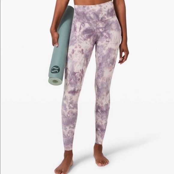 lululemon athletica Pants - Lululemon | Align Diamond Dye Pink Bliss Graphite Purple 28” HIGH RISE